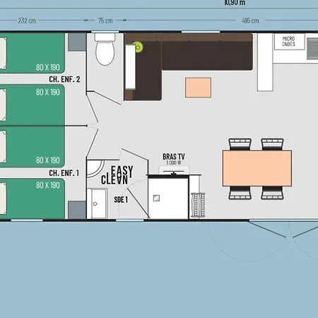 Le Cosy à 150m 5 Etoiles Camping Torreilles