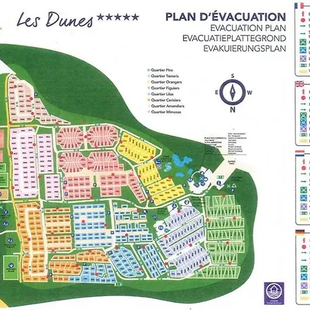 Campsite 5 Les Dunes Mobil-home 6pers *
