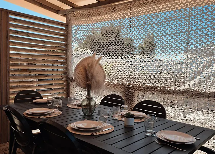 Le Cosy Mobil Home A 150M De La Plage Camping 5 Etoiles Les Dunes Parc Aquatique * Torreilles