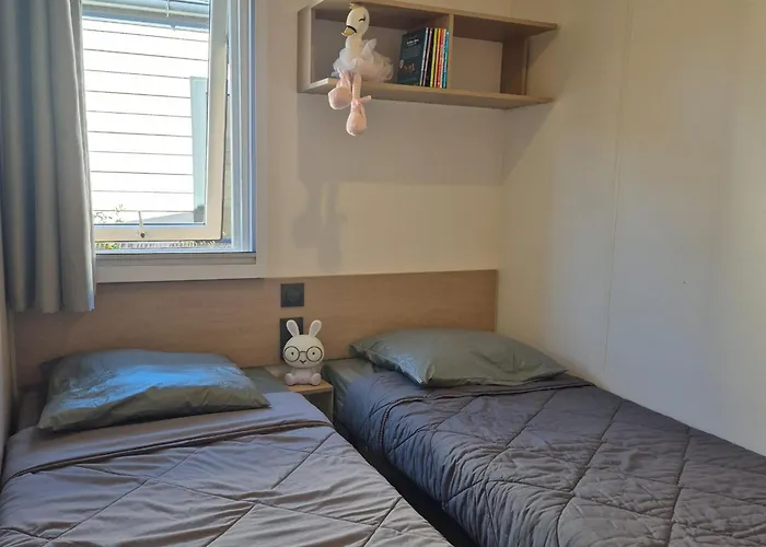 Le Cosy Mobil Home A 150M De La Plage Camping 5 Etoiles Les Dunes Parc Aquatique