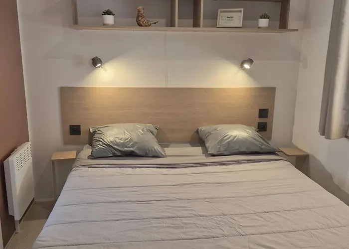 Le Cosy Mobil Home A 150M De La Plage Camping 5 Etoiles Les Dunes Parc Aquatique Torreilles