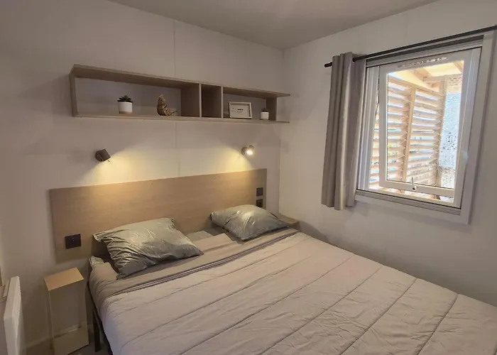Le Cosy Mobil Home A 150M De La Plage Camping 5 Etoiles Les Dunes Parc Aquatique Kemping